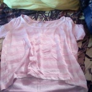 Crop top dressy shirt